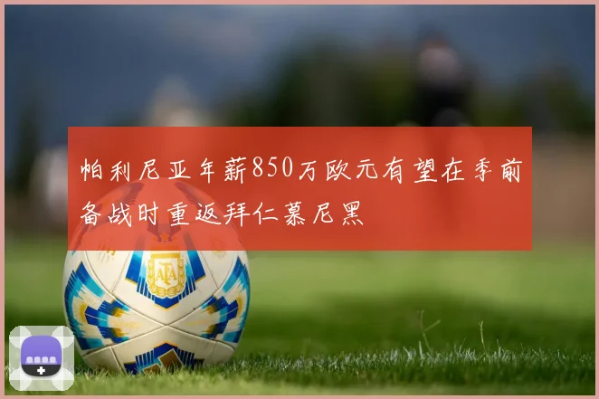 帕利尼亚年薪850万欧元有望在季前备战时重返拜仁慕尼黑